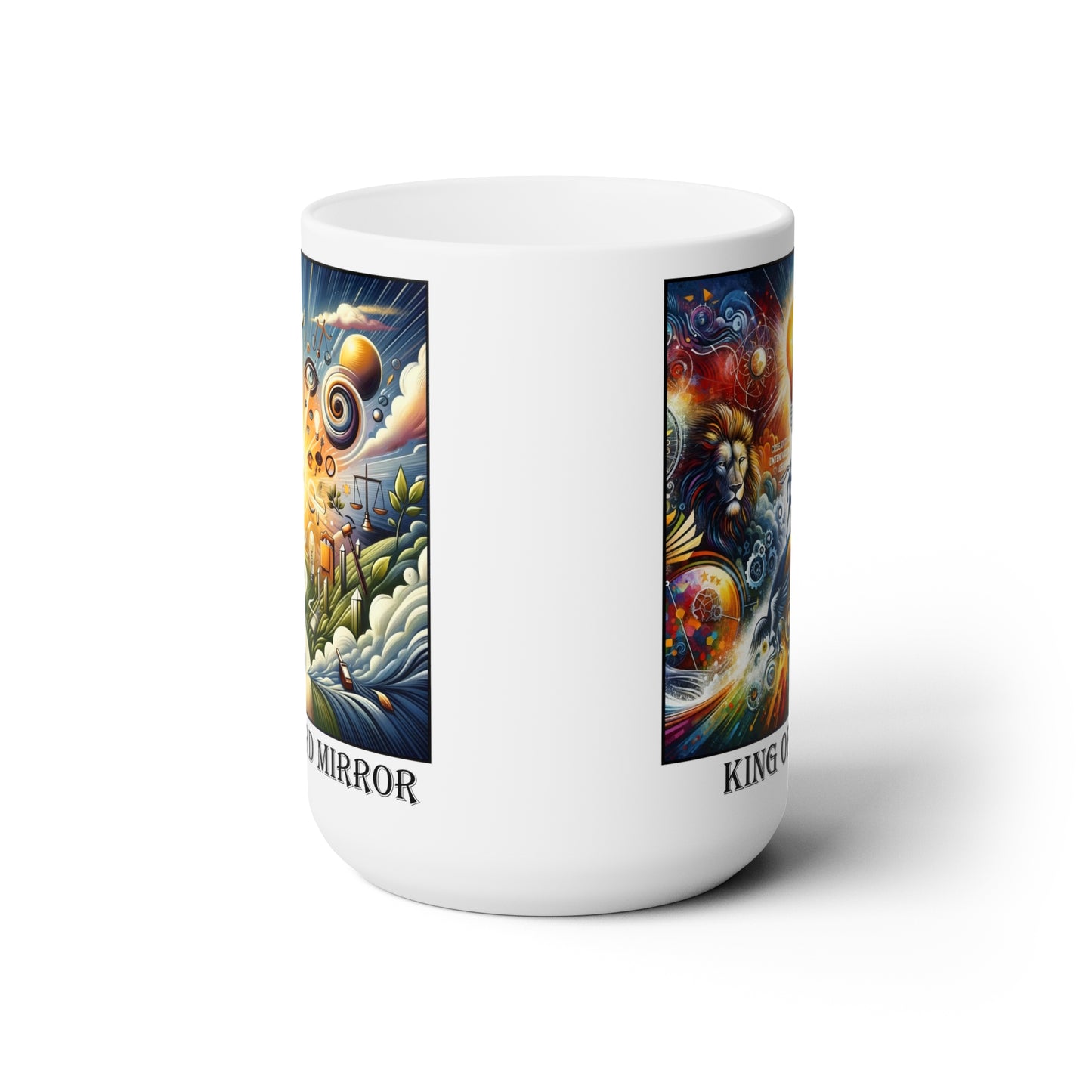 The King of Clubs Ceramic 15 oz Mug from the Some Weird Mirror Collection ~ Game Version~