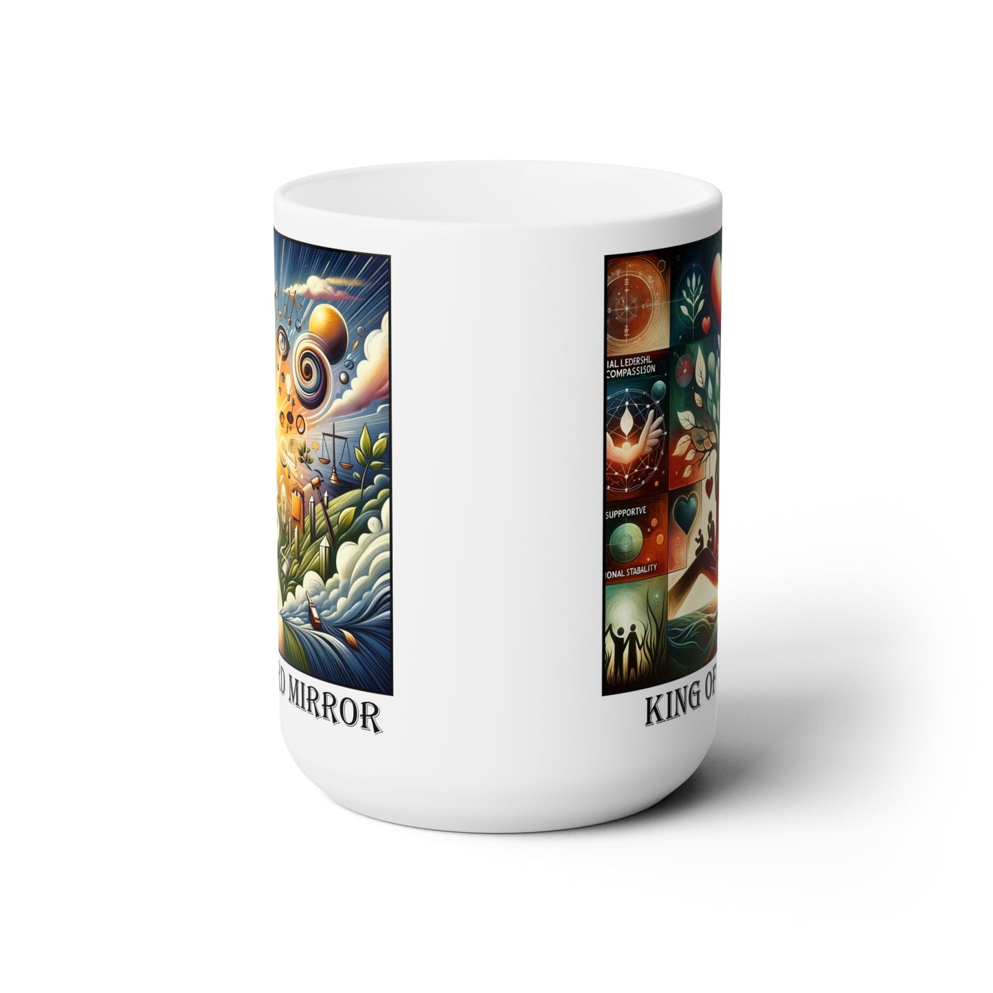 The King of Hearts Ceramic 15 oz Mug from the Some Weird Mirror Collection ~ Game Version ~