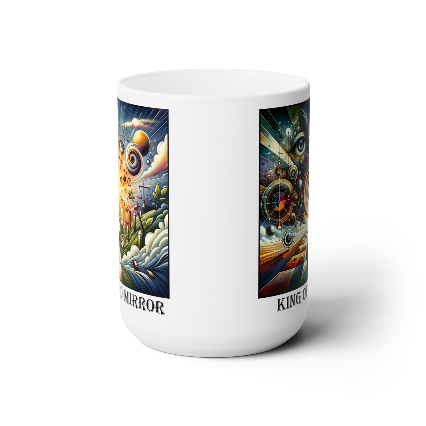 The King of Spades Ceramic 15 oz Mug from the Some Weird Mirror Collection ~ Game Version ~